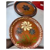 Hand-Painted Ceramic Decorative Plates