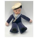 9-Inch Sailor Doll in Navy Attire