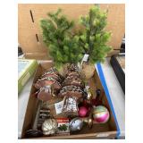 Christmas Decorations Lot With Ornaments