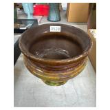 9-Inch Glazed Pottery Planter
