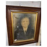 Vintage Wood-Framed Photo Frame
