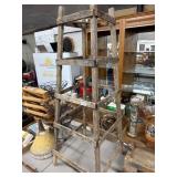 Primitive Wooden Ladder-Style Display 43'
