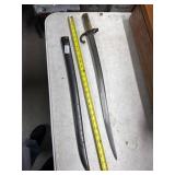 French Bayonet with Scabbard