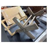 Two Wooden Yarn Winders