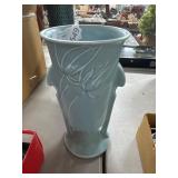 12 Inch Roseville Vase, Teasel Pattern