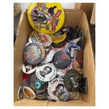 Vintage Button Pin Collectibles
