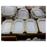 Limoges Porcelain Tray Lot, France