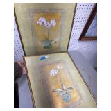 Framed Orchid Artwork