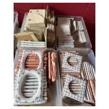 Four Boxes of Decorative Tile Frames