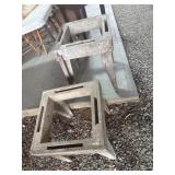 Weathered Wooden Stools
