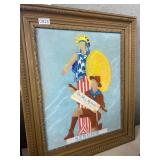 Framed Artwork Signed by V.E. Henie