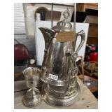 Stunning Victorian Tilting Tea or Chocolate Pot