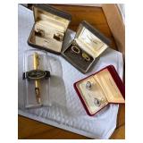 Grand Prix Cufflinks and Elvis Pen