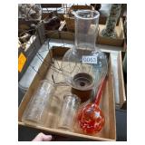 Misc Lot of Glassware and Decorative Items