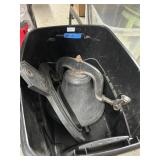 Large Cast Iron Hanging Bell with Mount