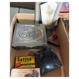 Box Lot with Decorative and Vintage Items
