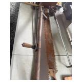 Vintage Hand Saw with Wooden Handle