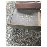 Wooden Military Storage Trunk