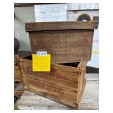 2 small Vintage Wooden Crates