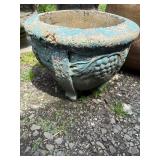 Ornate Ceramic Outdoor Planter Pot