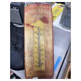 10x30 Royal Crown Metal Thermometer