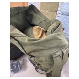 Military Bag with Accessories Bundle