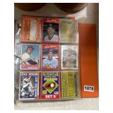 Binder of Baseball and Trading Cards
