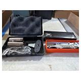 2pc Lot Knife and Gun Tool Set