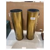 1943 Military Brass Artillery Shells