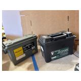 Two Plastic Ammo Boxes