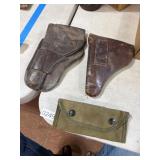 3pc Pistol Holsters and Utility Pouch