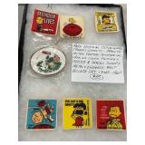 Peanuts Iron-On Patches and Snoopy Belt Buckl
