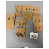 Fashion Earrings, Mixed Stones