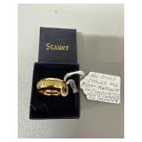 Stauer Meteorite Tungsten Ring, Boxed, Sz 13