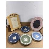 Wedgwood Jasperware Frames and Dishes Lot