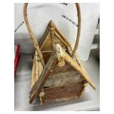 Rustic Handmade Wooden Basket House