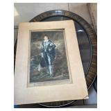 Two Framed Portrait Prints