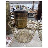 Wire Basket With Metal Handle