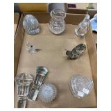 Clear Glass Figurines and Stoppers