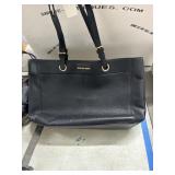 Michael Kors Black Leather Tote Bag