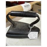 Solid Cast Iron Sad Iron Doorstop