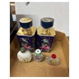 Decorative Bottles and Chinese Snuff Bottles