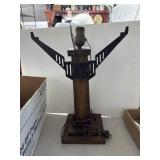 Modern Mid Century Wooden Table Lamp