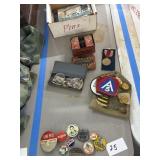 Political Pins, Military Items,