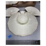 Lenox Shell-Shaped Porcelain Serving Dishes