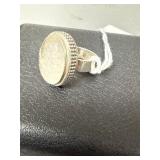 Sterling Silver Rutilated Quartz Ring