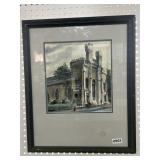 Malloy Signed 18"x22" Framed Watercolor