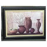 Framed Still Life Painting, 33 x 45 Inches