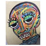 K. Hutt Jr. "Art Monster" Acrylic on Canvas