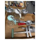 Vintage Kitchen Utensils and Dispens